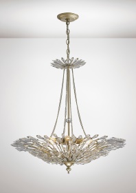 IL31672  Fay Crystal Chandelier 6 Light